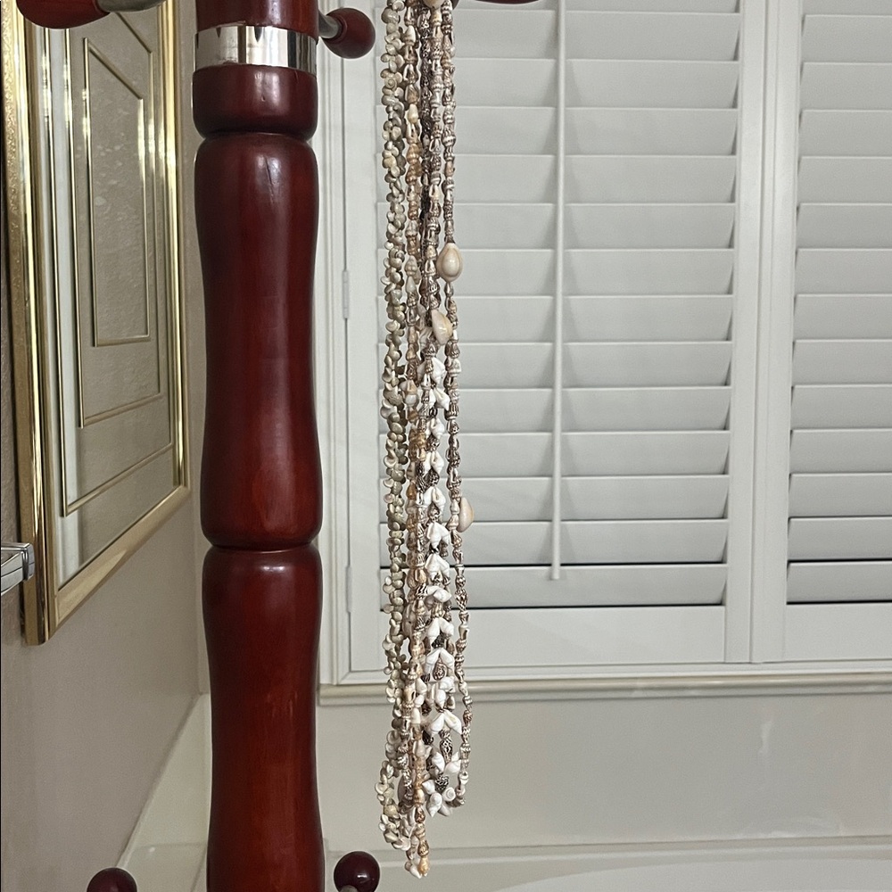 Shell Beaded Necklace 5 pieces